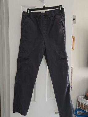 Sonoma Women's Straight Leg Cargo Jeans - Charcoal Gray